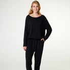 CCDK Lydia Cosy bluse, sort - 622129 - 4600 - Black