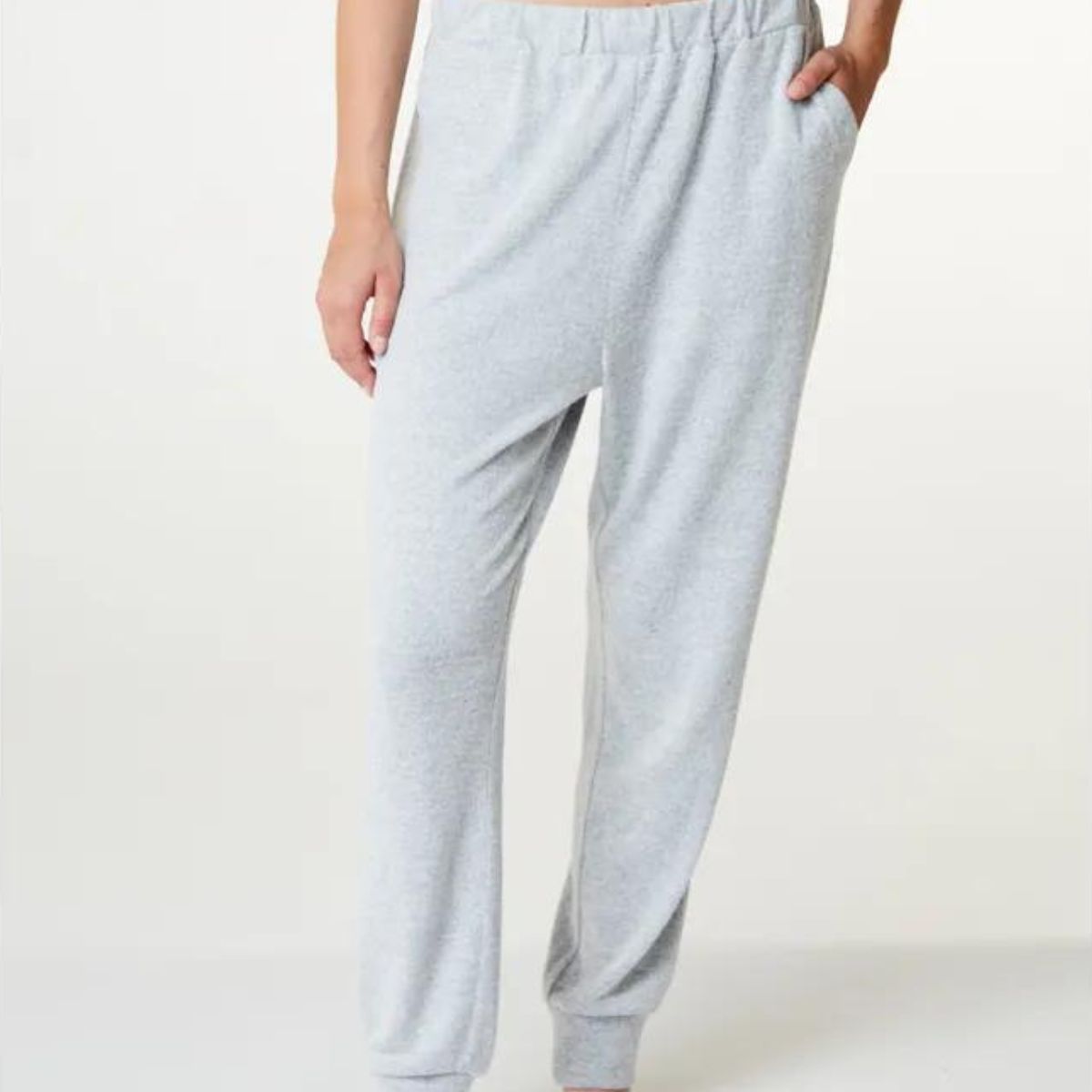 CCDK Lola Cosy natbukser, grå - 622130 - 4015 - Grey Melange