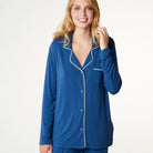 CCDK Joy natskjorte, blå - 622700 - 4395 - Ensign Blue