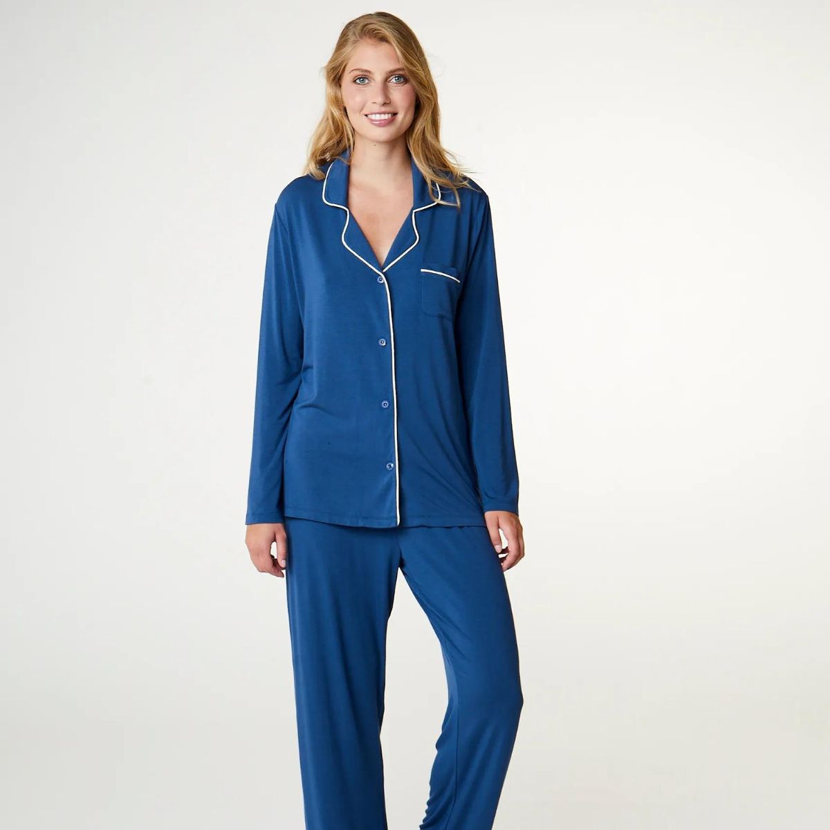CCDK Joy natskjorte, blå - 622700 - 4395 - Ensign Blue