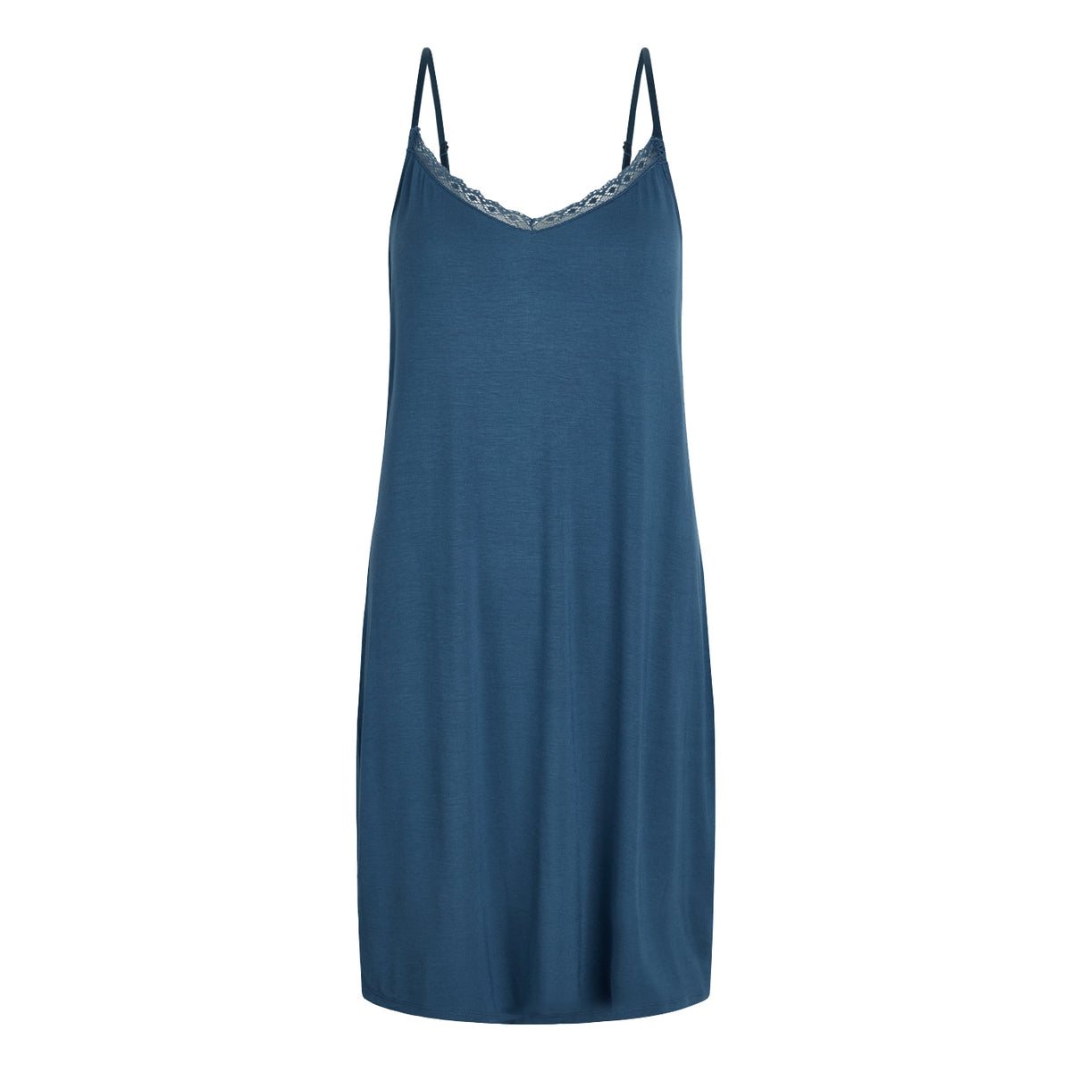 CCDK Maia Chemise natkjole, blå - 622705 - 4395 - Ensign Blue