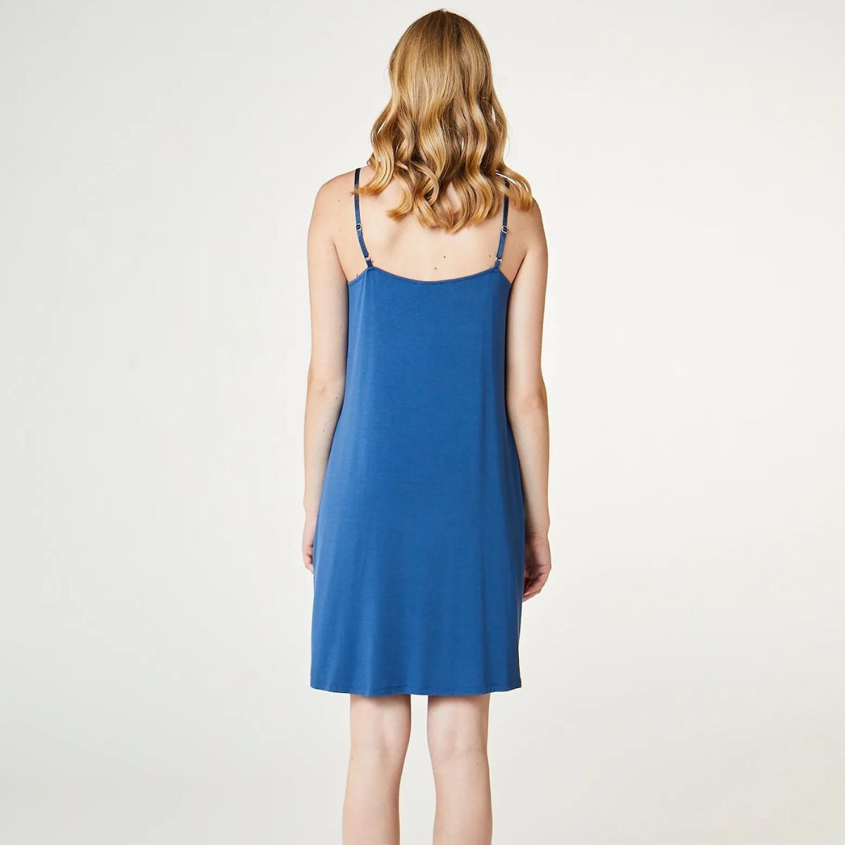 CCDK Maia Chemise natkjole, blå - 622705 - 4395 - Ensign Blue