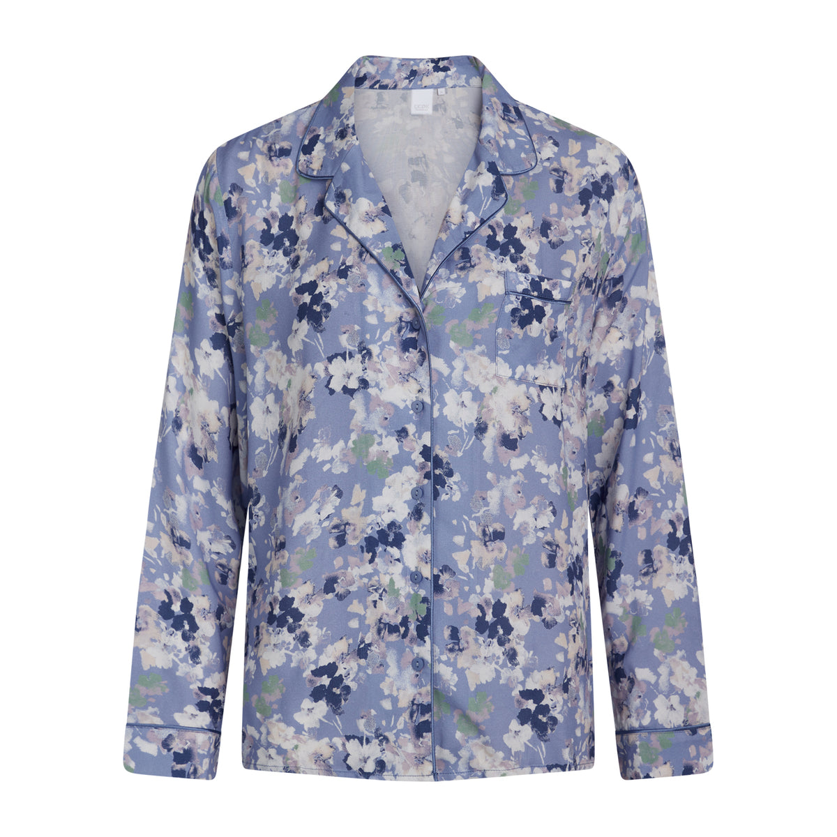 CCDK Josephine natskjorte, blå - 623053 - 56062 - Lavender Lustre