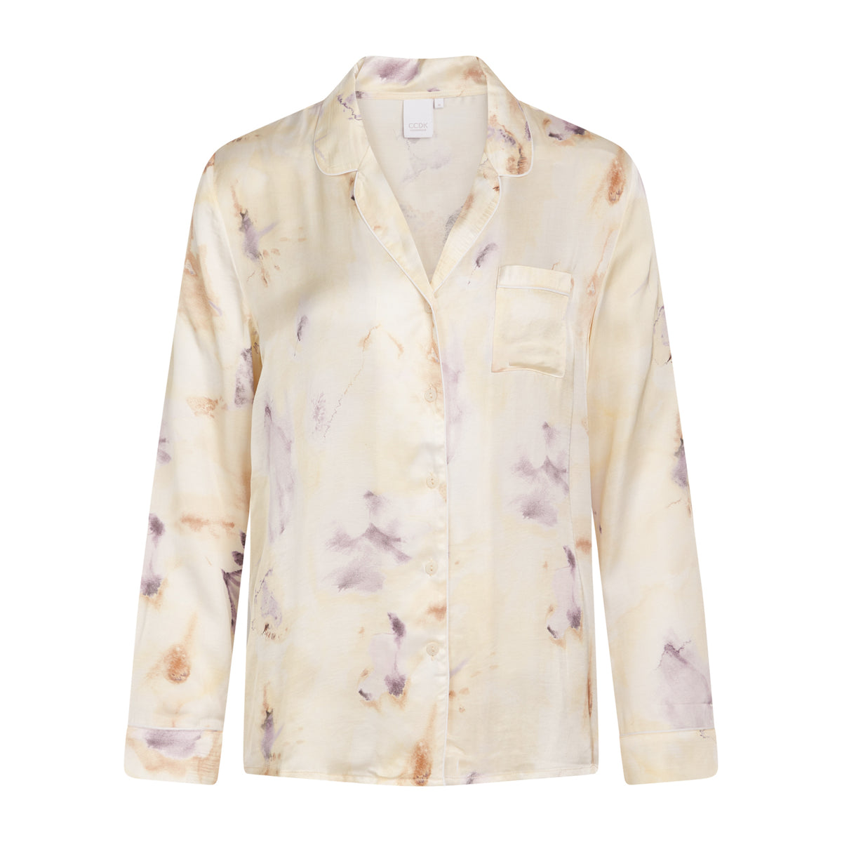 CCDK Josephine natskjorte, multi - 623110 - 56088 - Crystal Gray