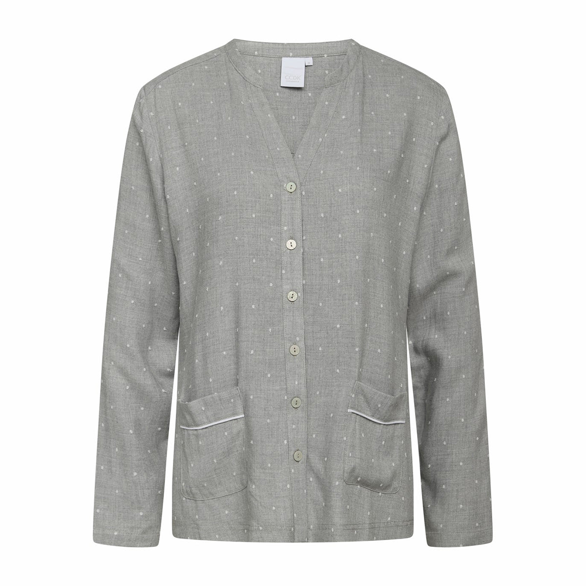 CCDK Jenny natskjorte, grå - 623578 - 9015 - Grey Melange