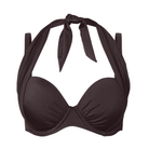 Wiki Mocca bikini top med bøjle, brun - 3461 - W079 - Mocca