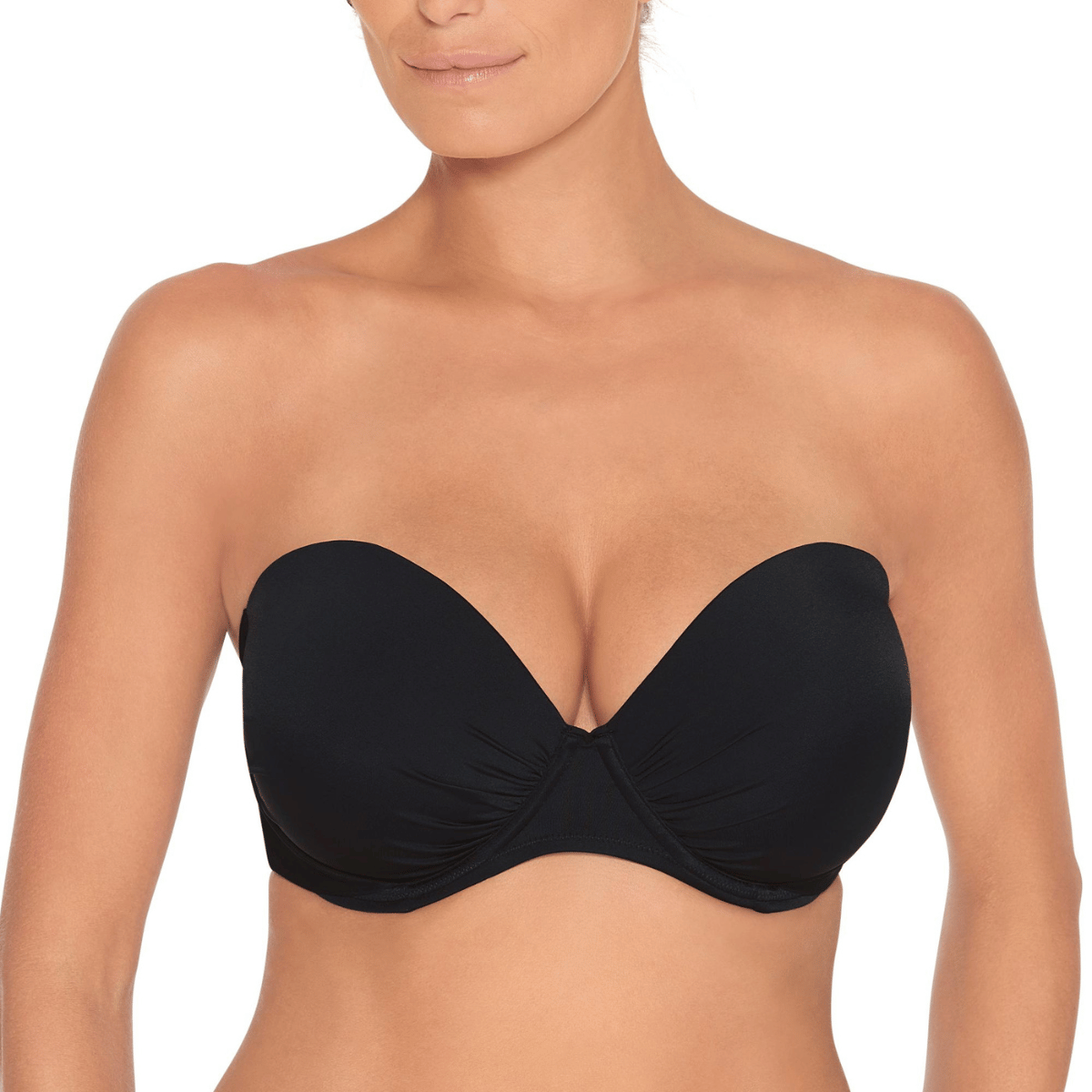 Wiki Black bikini top med bøjle, sort - 3461 - W099 - Black