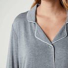 CCDK Joy natskjorte, grå - 620571 - 9015 - Grey Melange