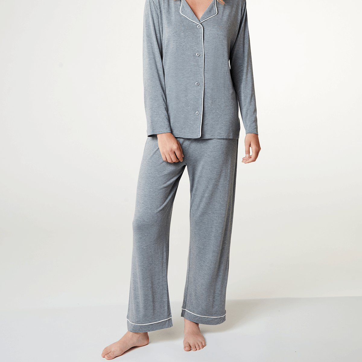 CCDK Joy natbukser, grå - 620572 - 9015 - Grey Melange