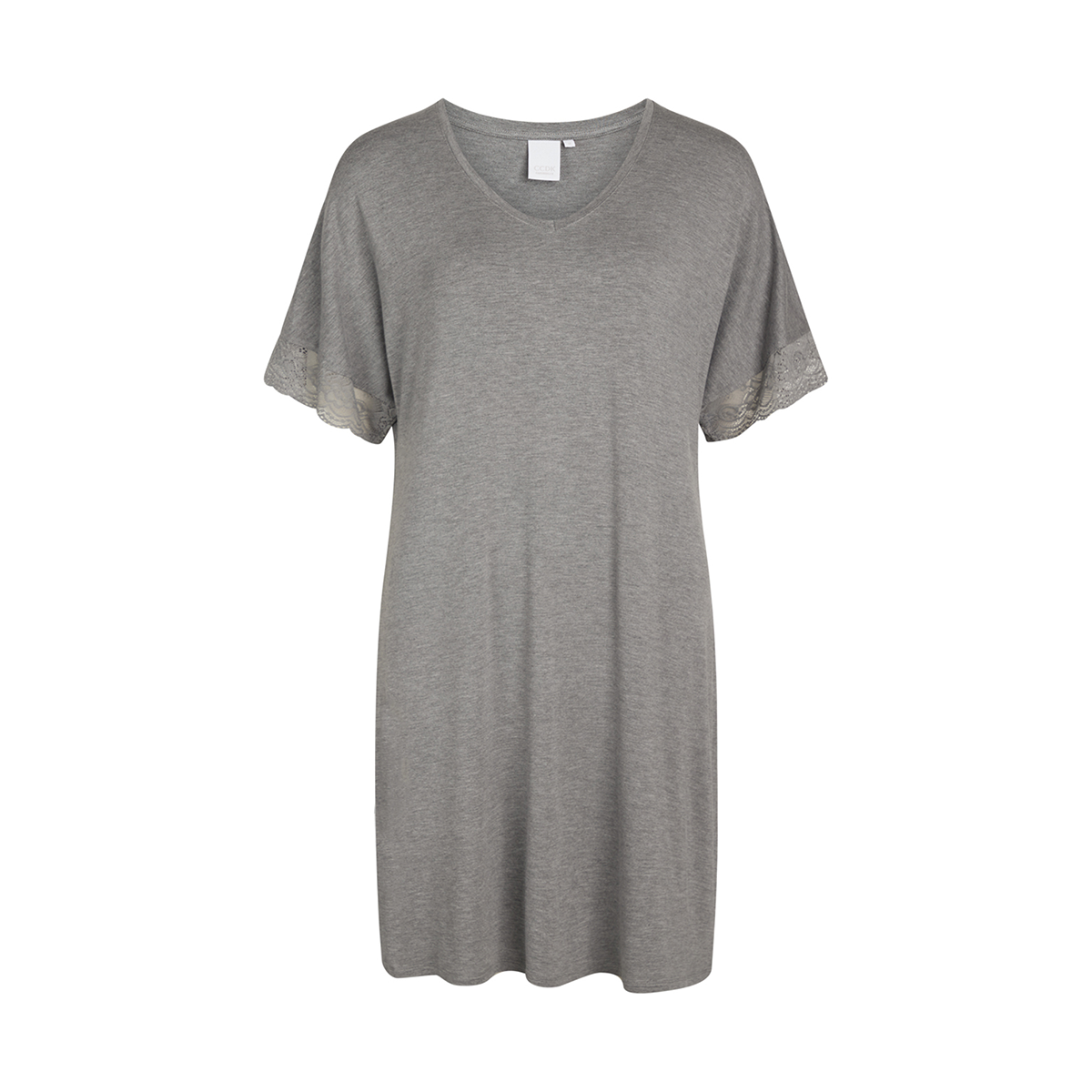 CCDK Lucille natkjole, grå - 66260 - 9015 - Grey Melange
