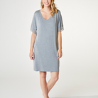 CCDK Lucille natkjole, grå - 66260 - 9015 - Grey Melange