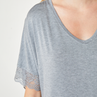 CCDK Lucille natkjole, grå - 66260 - 9015 - Grey Melange