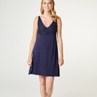 CCDK Jennifer Chemise natkjole, blå - 66270 - 6001 - Dark Navy