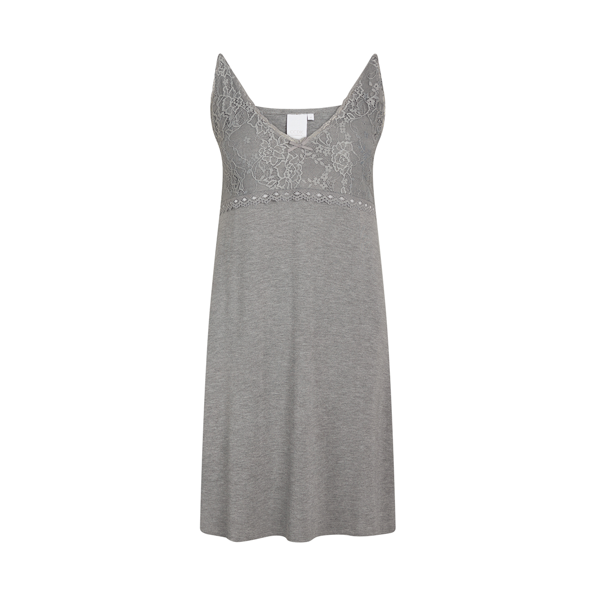CCDK Jennifer Chemise natkjole, grå - 66270 - 9015 - Grey Melange