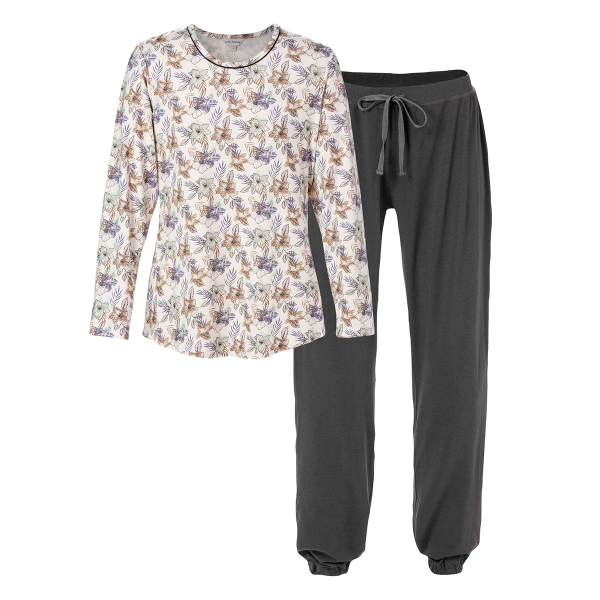 Lady Avenue Bamboo pyjamas, blå - 66709 - 7600 - Blue