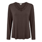 Lady Avenue Bamboo pyjamas, brun - 66734 - 2900 - Brown