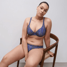 Femilet Taula bikini top med bøjle, multi - FS72NA - C87 - Blue Snake
