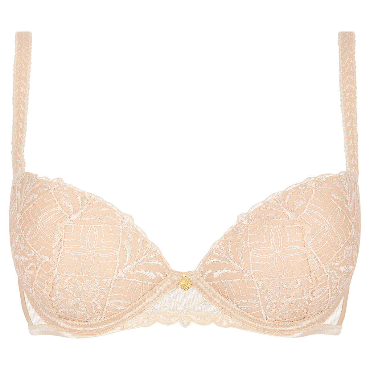 Aubade Iconic Calypso plunge BH, creme - 6CN08 - DUNN - Dune