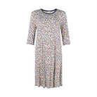 Lady Avenue Bamboo natkjole, multi - 73-1141 - 361 - Army/Terracotta