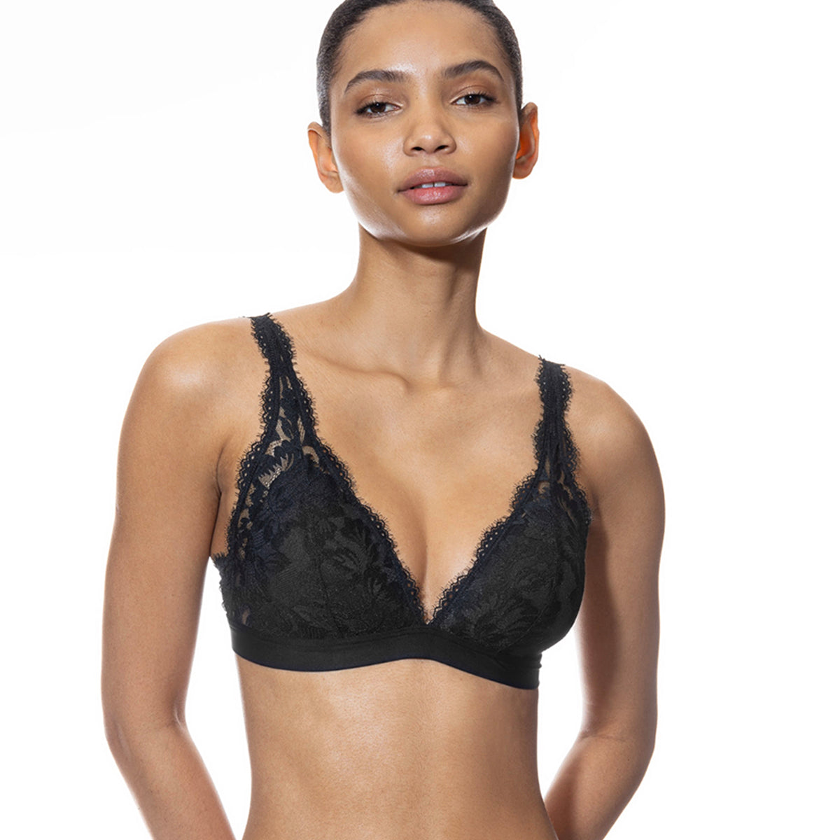 Mey Poetry Vogue trekant BH, sort - 74233 - 3 - Black