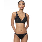 Mey Poetry Vogue trekant BH, sort - 74233 - 3 - Black