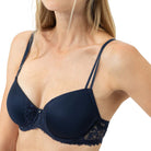 Mey Luxurious BH med bøjle, blå - 74284 - 408 - Night Blue