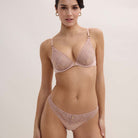 Aubade Eloge Du Desir g-streng, beige - 7C26 - MIST - Misty Blush