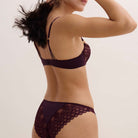 Aubade Eloge Du Desir tai trusse, lilla - 7c27 - DEBE - Deep Berry