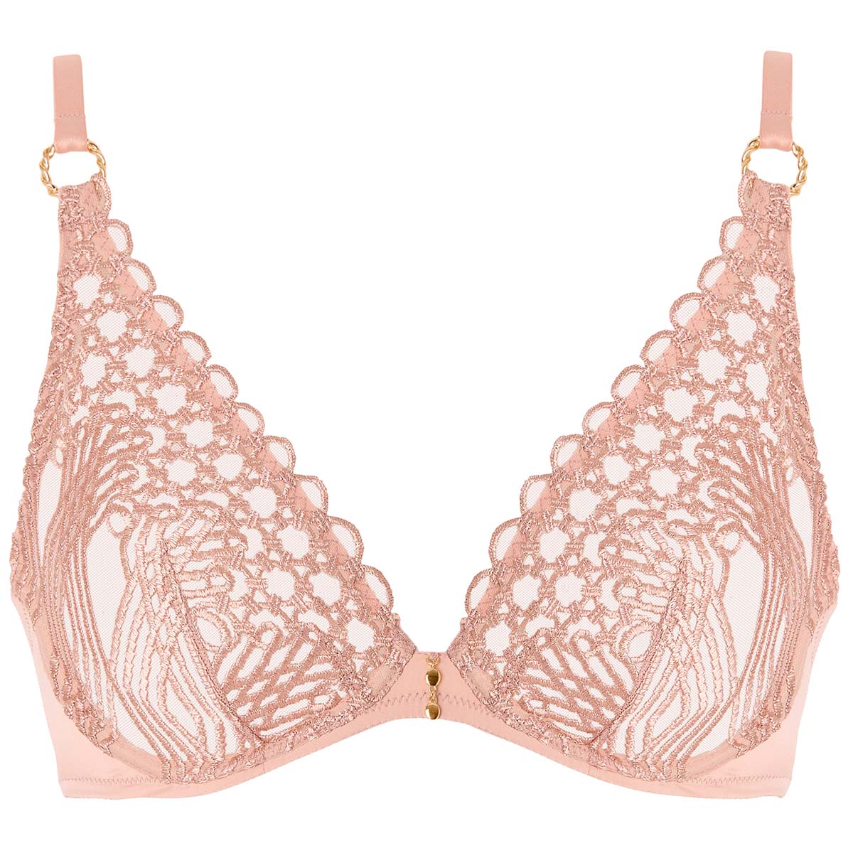 Aubade Eloge Du Desir trekant BH, beige - 7CF12 - MIST - Misty Blush