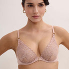 Aubade Eloge Du Desir trekant BH, beige - 7CF12 - MIST - Misty Blush