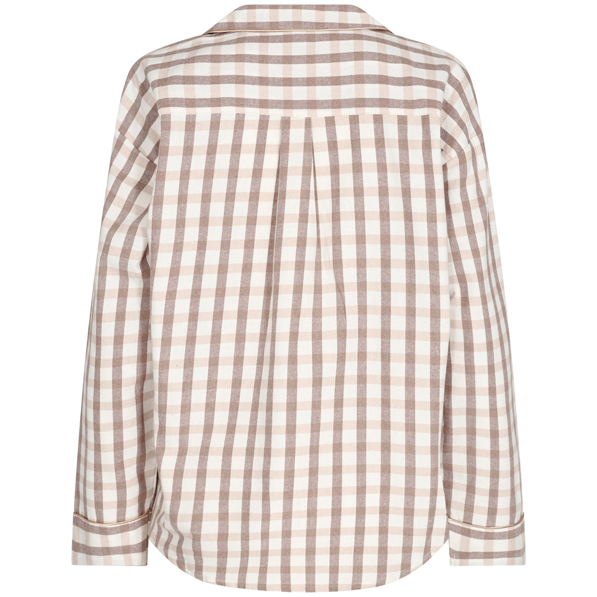 JBS of Denmark Flannel natskjorte, brun - 8-1123-74 - 8085 - Brown
