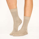 JBS of Denmark bambusstrømper, beige - 8-2200-75 - 83 - Brown