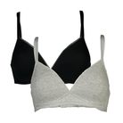 After Eden 2-Pack BH uden bøjle, multi - 80.04.0015 - 142 - Black/Grey