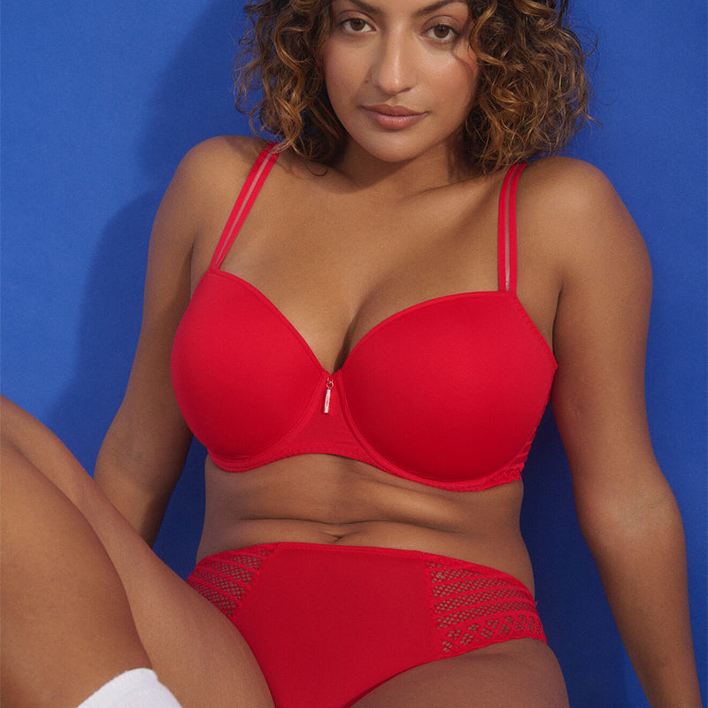 PrimaDonna Twist East End balconette BH, rød - 0241932 - TRR - True Red
