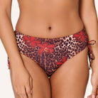 LingaDore Leopard Flower Shine tai bikinitrusse, leopard - 8201SH - 340 - Leopard Flower