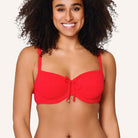 LingaDore Stand Out bikini top med bøjle, rød - 8202A - 341 - Venere Red