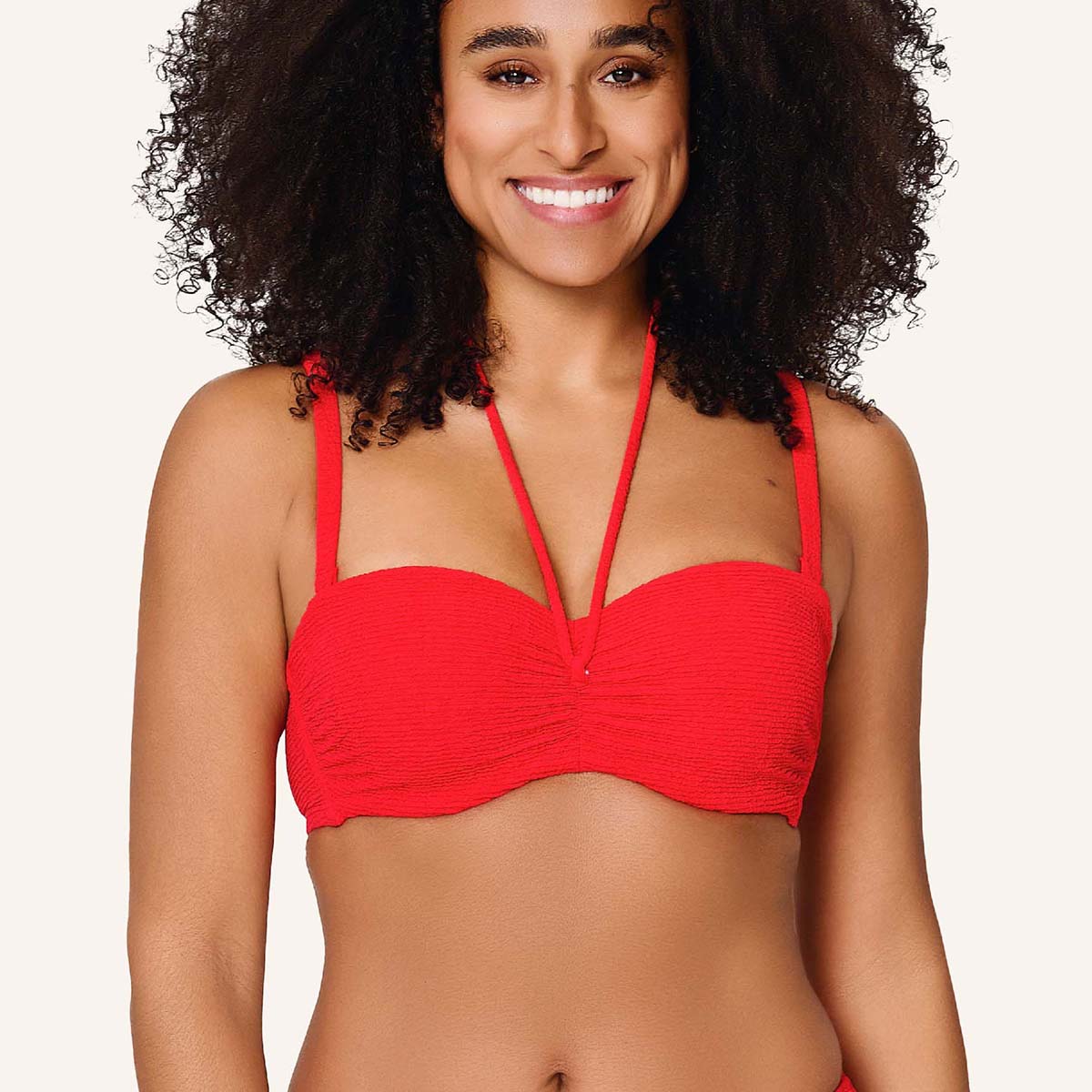 LingaDore Stand Out bikini top med bøjle, rød - 8202BC - 341 - Venere Red