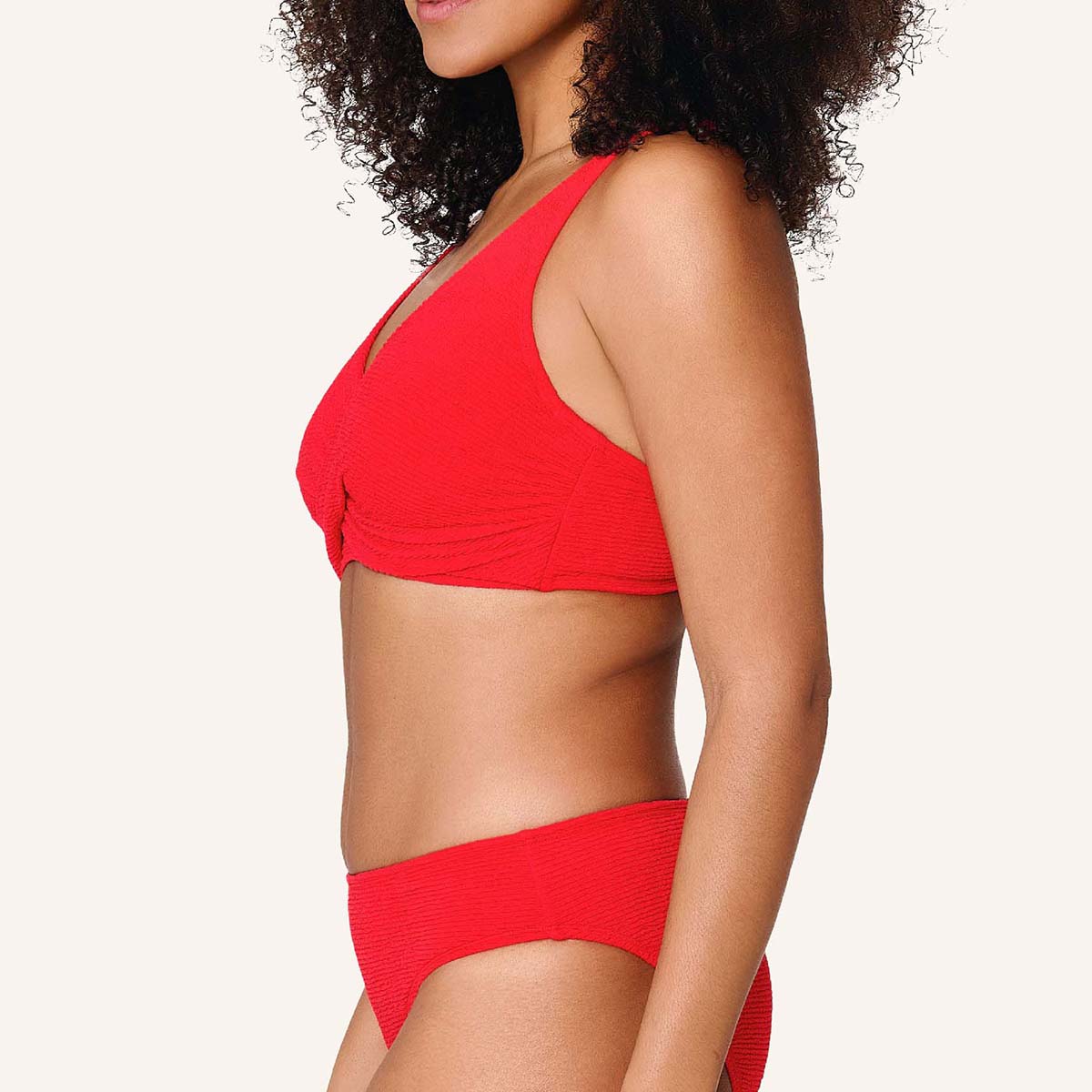 LingaDore Stand Out tai bikinitrusse, rød - 8202B - 341 - Venere Red
