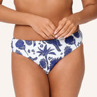 LingaDore Under The Greek Sun tai bikinitrusse, multi - 8206B - 345 - Blue White Print