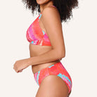 LingaDore Beach Vibes Only tai bikinitrusse, multi - 8210B-1 - 347 - Sea Coral