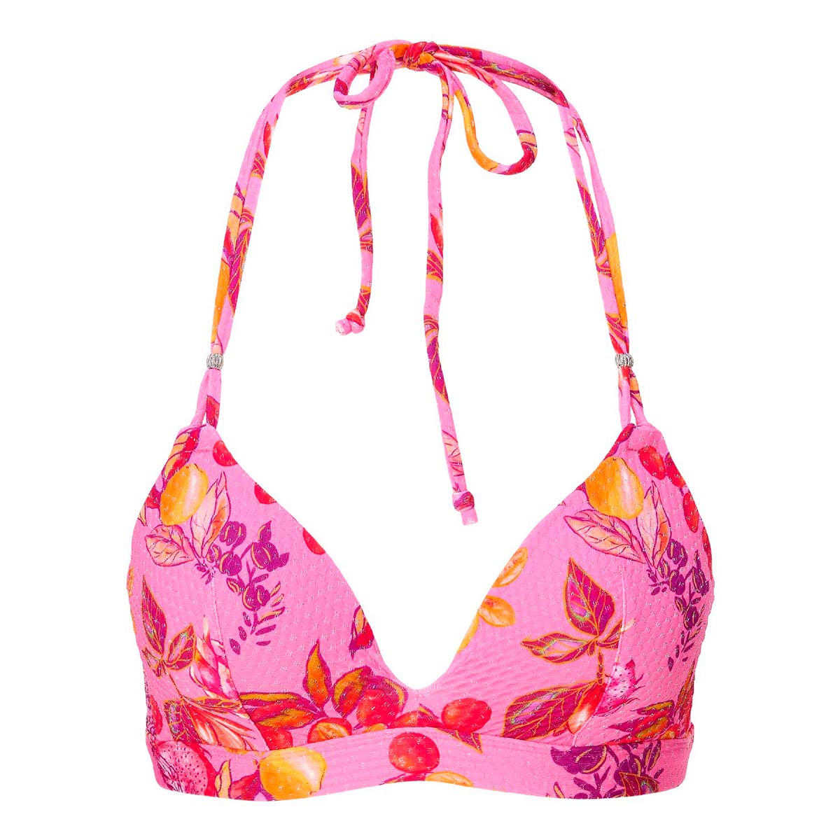 LingaDore Pink Paradise bikini top med bøjle, lyserød - 8212TB - 349 - Tropical Fruit