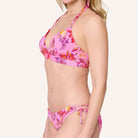 LingaDore Pink Paradise bikini top med bøjle, lyserød - 8212TB - 349 - Tropical Fruit