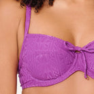 LingaDore Purple Pulse bikini top med bøjle, pink - 8213A - 350 - Sparkling Grape