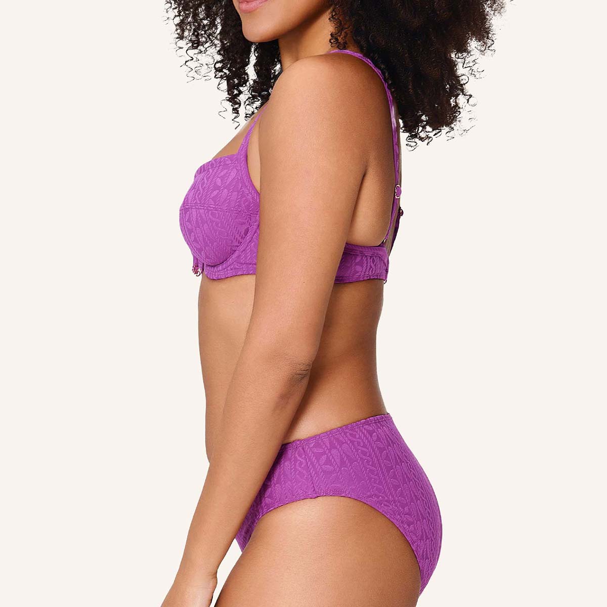 LingaDore Purple Pulse tai bikinitrusse, pink - 8213B - 350 - Sparkling Grape
