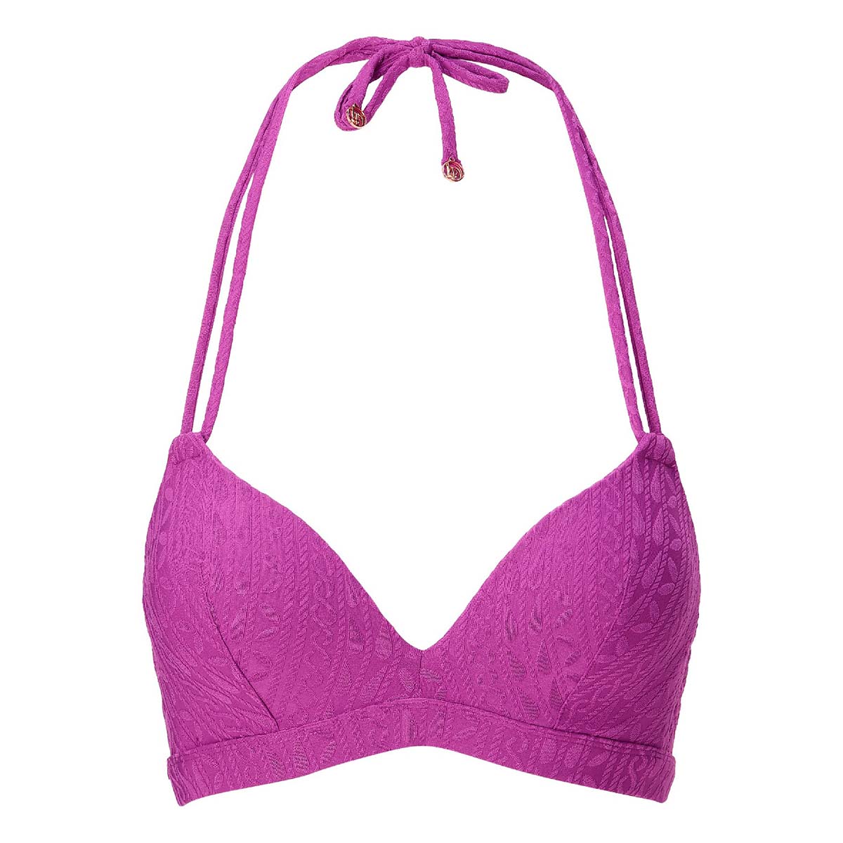 LingaDore Purple Pulse bikini top med bøjle, pink - 8213TB - 350 - Sparkling Grape