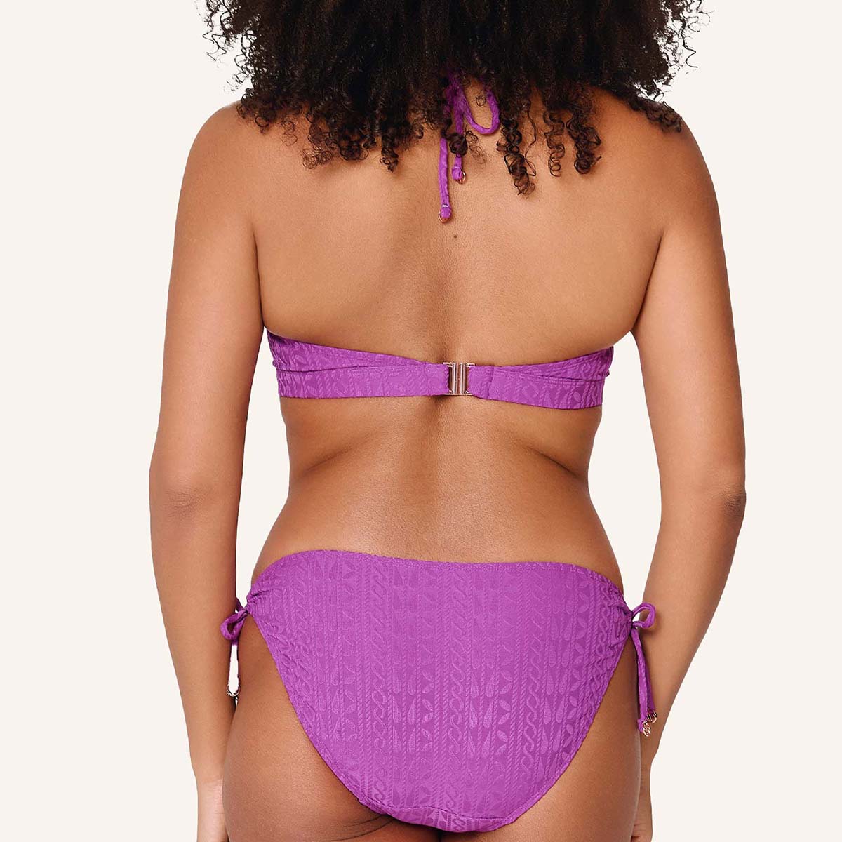 LingaDore Purple Pulse bikini top med bøjle, pink - 8213TB - 350 - Sparkling Grape