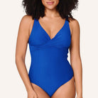 LingaDore Blue Crush badedragt med bøjle, blå - 8215SS - 09 - Blue