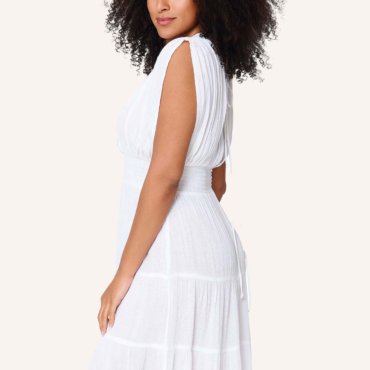 LingaDore Summer Breezes strandkjole, hvid - 8224 - 01 - White