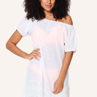 LingaDore Cotton Comfy strandkjole, hvid - 8226 - 01 - White