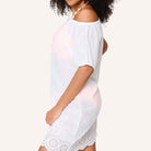 LingaDore Cotton Comfy strandkjole, hvid - 8226 - 01 - White